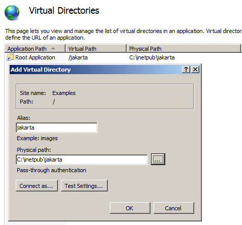 Add Virtual Directory