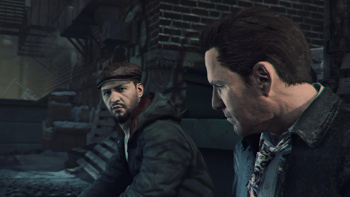 Raul Passos a Max Payne, ještě v lidské podobě Raul Passos a Max Payne, ještě v lidské podobě